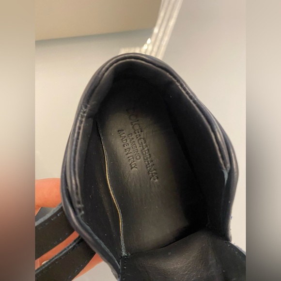 Dolce & Gabbana Black Baby Sneakers size 19/US 4 - Picture 6 of 7